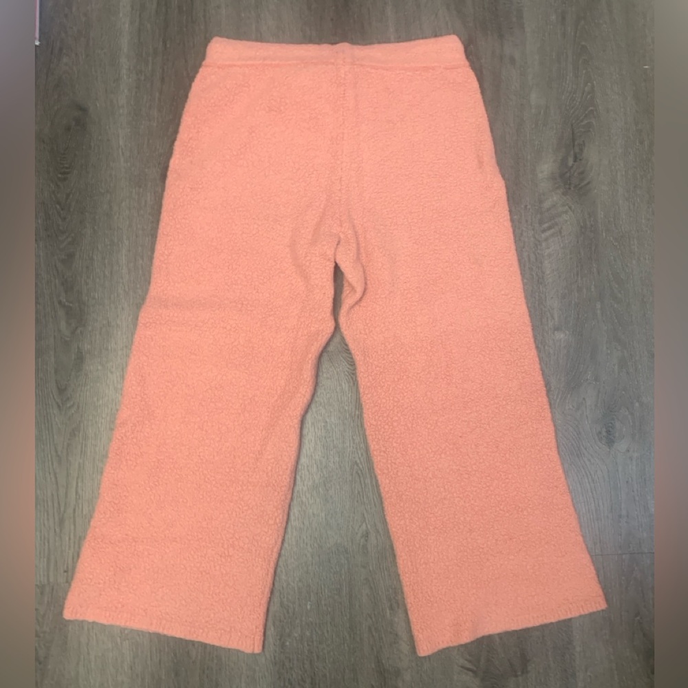Aerie Womens Just Rosey Marshmallow Sherpa Pajama Lounge Stretch Pants Size XL - Picture 4 of 11